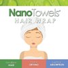 Nano Towels Hair Drying Wrap | for Drying Fine, Delicate, Thinning, Curly and Frizzy Hair | Twisty Towel Replaces Hair Dryers, Cotton & Microfiber Cloth Towels | Seashore Teal, One Size Fits All