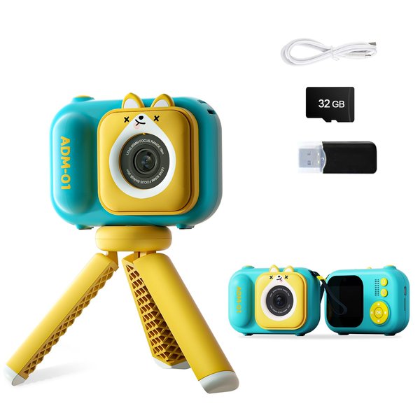 Kids Camera for Boys Girls,Kids Toys Digital Camera for Girls 3-8 Yeal Old Christmas Birthday Gifts HD Video Camera for Kids Age 8-12 Childrens Selfie Camera for Vlogging with a 32GB SD Card