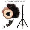 STUDIO LIMITED 100% Human Hair Mannequin Head Cosmetology Barber Salon Practice Mannequin Personal Student Tool (8'' Afro)