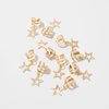 40 Pack Star and Butterfly Braid Clips for Girls Jewelry Cuffs Hair Clips Dreadlock Braids Hair Rings Gold Silver Decoration Hair Charms Styling for Women Braids