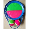 AppleRound Toss and Catch Velcro Ball Set (Hook and Loop), Kids Outdoor Games, Beach Toys, Backyard Sports, Paddle Ball Games (Pack of 2 Paddles and 2 Balls)