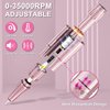 ENGERWALL Rechargeable Nail Drill 35000 RPM, Portable Cordless Electric Nail File Machine for Acrylic Nails Gel Polishing, Removing, with Dail Drill Bits Kit for Manicure Pedicure, Pink (Pro)