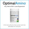 OptimalAmino Amino Acid Powder | 99% Utilized Essential Amino Acid (EAA) Supplement | Pre/Post Workout & Muscle Recovery | NSF for Sport Certified | Sour Green Apple Flavor