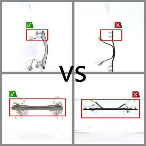 CGID Unisex Lightweight Rimless Frameless Rectangle Reading Glasses Mens Womens Spring Hinge Fashion Readers Reading Glasses +1.00