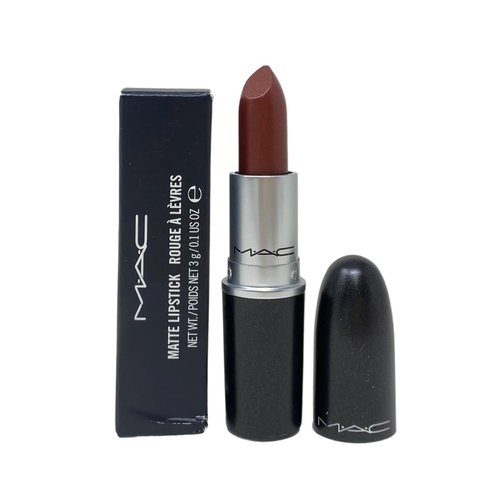 MAC Cosmetics Matte Lipstick - Modern Temptress (medium brown with warm red undertones) - 0.1 oz / 3 g