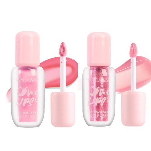 Lasting Plump Plumping Lip Gloss - 8 Colors Plumper Lipgloss Spicy Lip Plumper Lip Plumping Oil N...