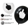 DS. DISTINCTIVE STYLE Middle Finger Balloons 12 Inch Latex Balloons Set of 12 Party Balloons Funny Birthday Decorations for Men and Women