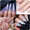 Vishine Glitter Galaxy Cat Eye Gel Nail Polish Set with Magnet for Holographic Cat Eye, Salon Gel Manicure and Nail Art DIY at Home 8ml
