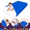 Special Supplies Sensory Bed Sheet for Kids Compression Alternative to Weighted Blankets - Breathable, Stretchy - Cool, Comfortable Sleeping Bedding (Blue, Twin)
