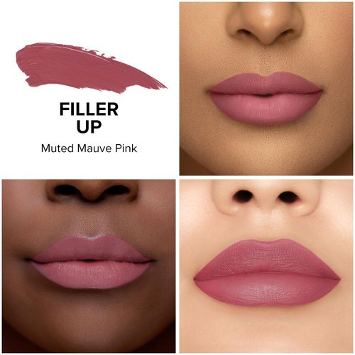 Too Faced Lip Injection Power Plumping Cream Longwear Liquid Lipstick | Hydrating, Matte + Long Lasting, 0.1 Fl Oz, Filler Up