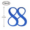 Blue Glitter 88th Birthday Centerpiece Sticks, 12-Pack Number 88 Table Topper Anniversary Party Decorations