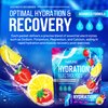 Electrolytes Powder Hydration Packets – Recovery Drink Mix with Sodium, Potassium, Magnesium, Calcium, Vitamin C & Zinc – Sugar Free, Keto, Non GMO & Vegan – Strawberry Lemonade – 16 Sticks