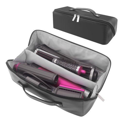 Buwico Travel Case for Dyson Airwrap Styler, Portable Carrying Case for Dyson Airwrap Styler/Supersonic Hair Dryer, Travel Pouch for Dyson Airwrap Styler and Attachments (black)