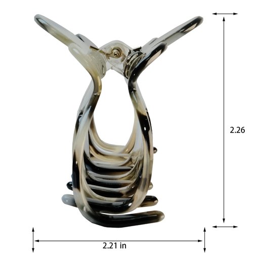 Ailiya Hair Claw Clips, French Handmade Hair Pins for Thick Hair, Girls Hair Claw Clips, Durable Hair Accessories for Women, Strong Hold No Slip Grip for Women and Girls