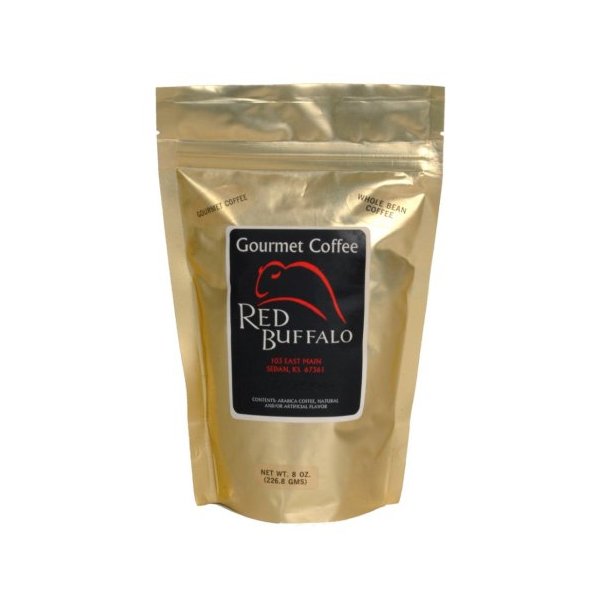 Red Buffalo Tiramisu Flavored Coffee, Whole Bean, 12 ounce