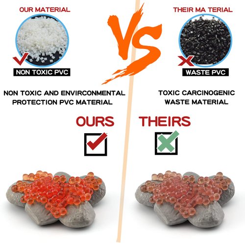 Sea Ocean Marine Animal Model Toy Sets 12 PCS Diver Salmon Life Cycle Dolphin Penguin Manta Ray Figure Toys for Boys Girls Christmas Birthday Gifts