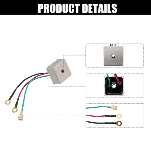 Panglong EZGO 27739-G01 Voltage Regulator, EZ GO TXT Voltage Regulator Replacement, Suitable for 1994-UP EZGO TXT Gas Golf Cart, Replace OEM# 27739-G01
