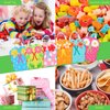 Silkfly 24 Pcs Flip Flop Tote Bags Non Woven Reusable Party Favor Bags Summer Beach Bag Bulk Tropical Gift Bags Hawaiian Goodie Bags with Handles for Kids Birthday Hawaii Luau Party Decorations