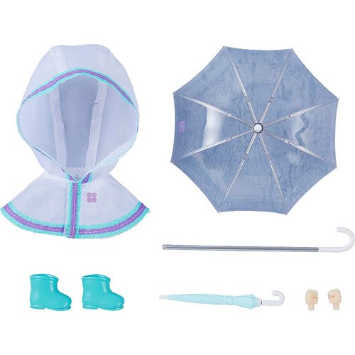 Good Smile Nendoroid Doll: Outfit Set (Rain Poncho - White) Figure Accessory, Multicolor, G12540