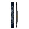 GRAVITAS Eyebrow Pencil and Beard Filler Pencil for Men – Waterproof, Double-Ended Automatic Angled Tip & Spoolie Brush, Cruelty-Free (Black)