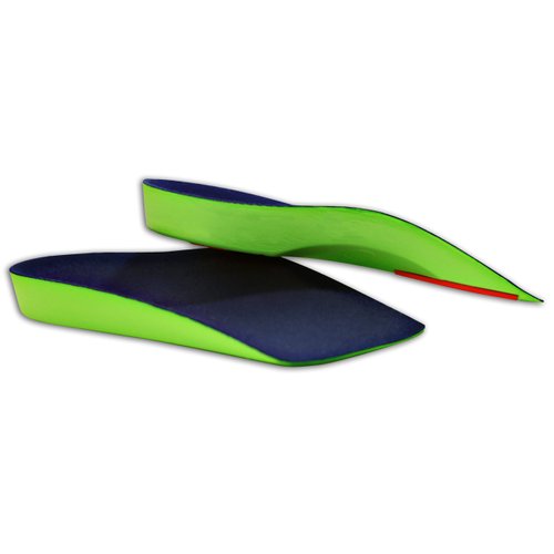 KidSole 3/4 Length Neon Shield Arch Support Insole for kids with foot pronation, flat feet, or any other undiagnosed arch support issues (Big Kids Size US 4-7.5)