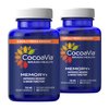 CocoaVia Memory+ Brain Supplement, 60 Day, 750 mg Cocoa Flavanols, Memory & Brain Booster, Vegan, Plant Based,180 Capsules