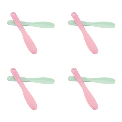Healifty 1 Set 9pcs Facial Cosmetic Spatula Sampling stick small mask Spoon makeup mixing spatula Makeup Mask Spatula Facial Scoop silicone spoons Makeup Spatula Tool cosmetic cream massage