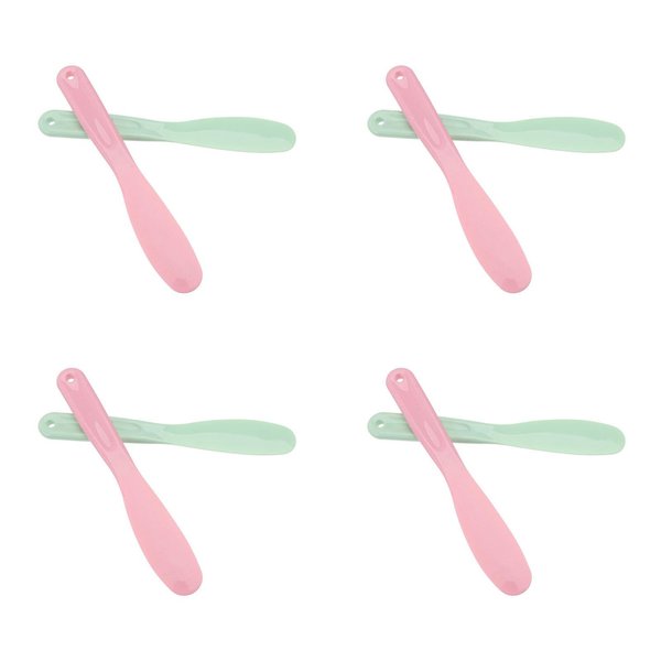 Healifty 1 Set 9pcs Facial Cosmetic Spatula Sampling stick small mask Spoon makeup mixing spatula Makeup Mask Spatula Facial Scoop silicone spoons Makeup Spatula Tool cosmetic cream massage