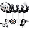 Baby Carseat Toy Black & White Rattle Spiral Hanging Activity Stroller Toy for Newborns Boys and Girls, Quality Baby Gifts for Baby Shower Party Favors, New Year, Valentine's - Lion