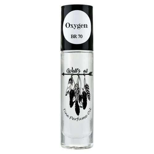 Well's Perfume Oil Roll-On 10 ml / 0.33 fl oz | Top Notes of Crisp & Clean Notes | Alcohol-Free, Oil-Based & Long-Lasting (Inspired by Oxygen)