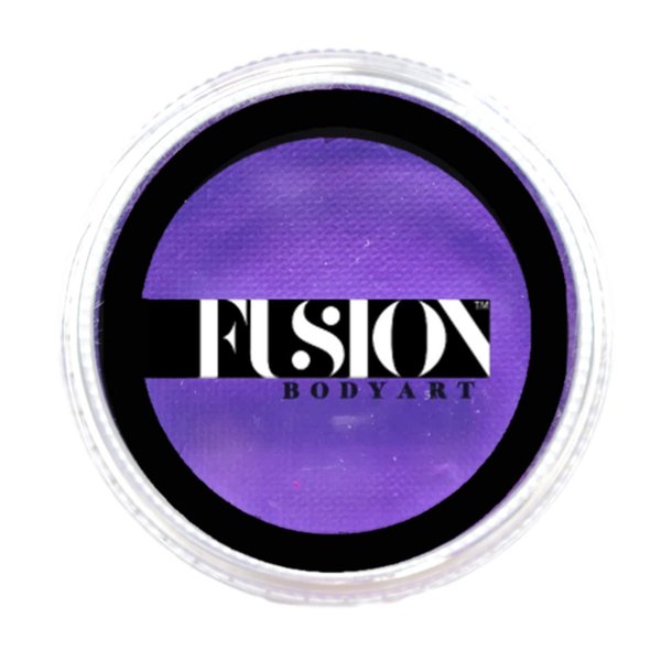 Fusion Body Art Pro Face Paint | Prime Royal Purple (32gm), Professional Quality Water Activated Face and Body Paint Supplies Single Makeup Cake Hypoallergenic, Non-Toxic, Safe, Vegan