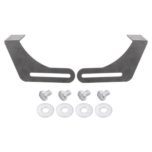 HARFINGTON 2pcs Bench Grinder Tool Rest 9.84" Carbon Steel Bracket Tool Part Set with Screw for Bench Grinder Polisher, Black