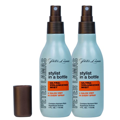 Peter Lamas Stylist In a Bottle (4 Oz, 2 Pack) | Ultra Volumizing Mist with Hair Memory | Adds Bo...