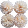Super Exfoliating Home Spa Weave Loofah Shower Sponge Pouf Mesh Brush - Bath Spa Puff Scrubber Ball - Face Body Poof - Rich Foams Bubble（4.7" Each） Pack of 4