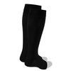 Truform 15-20 mmHg Compression Stockings for Men and Women, Knee High Length, Open Toe, Black, Small