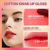SWETIYOU Lip Tint Cotton Swab, 20 Pcs Waterproof Non-Stick Cotton Swab Lipstick Long Lasting Q Tip Lip Tint Stain, Cute Lip Makeup Products(Pomegranates)