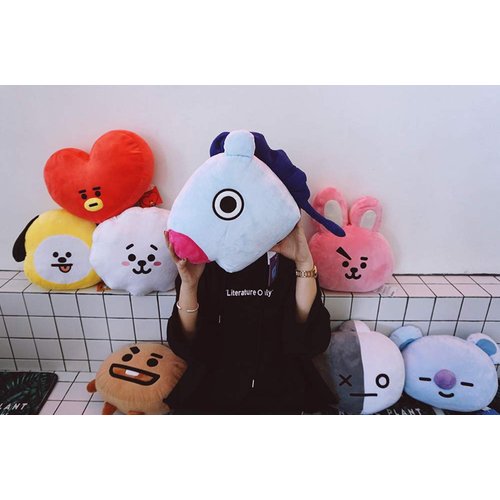 Lerion Pillow Doll Plush Small Plush Puppets Toy Bangtan Boys Throw Pillow Cushion,11.8 Inches (Mang)