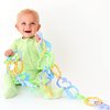 Nuby Animal Click Linkables, 24 Colorful Links for Strollers, Car Seats, & Travel, 3+ Months