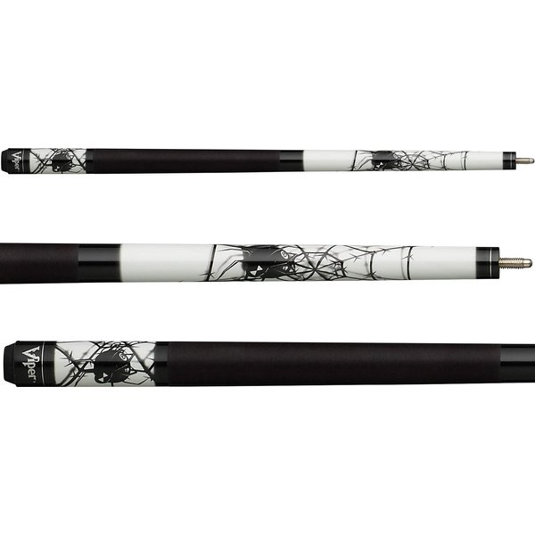 Viper Junior 48" 2-Piece Billiard/Pool Cue, Spider, 16 Ounce