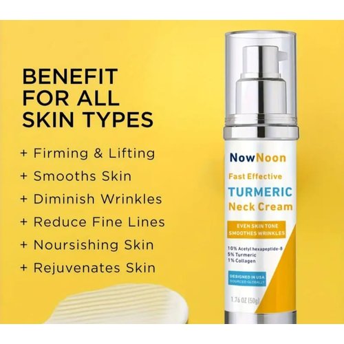 Turmeric & Vitamin C Neck Cream Collagen-Infused Neck