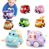 ZHENDUO BLASTER 8 Pack Mini Toy Cars for Toddlers 1-3 Pull Back Cars for Toddlers 1 2 3 4 Year Old Truck Toys Friction Powered Car Kids Boys Birthday Gifts Baby Girls Toys