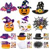Pajean 24 Pack Halloween Craft Kits Make Your Own Halloween Craft DIY Halloween Craft Stickers Ornament DIY Arts and Crafts for Kids Classroom Activities