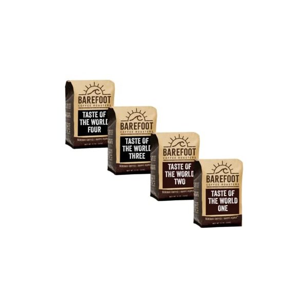 Barefoot Coffee "Taste Of The World" Medium Roasted Whole Bean Coffee - 48 Ounce Bag