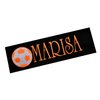 Personalized Monogrammed NEON Soccer Ball Patch Cotton Stretch Headband (NEON Orange)