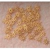 Ruwado 50 Pcs Hollow Sun Charms 1.8 x 1.5 cm Cute Chic Metal Pendants for DIY Jewelry Making Kit Finding Christmas Decoration Bracelet Necklace Thanksgiving Gift Supplies (Gold)