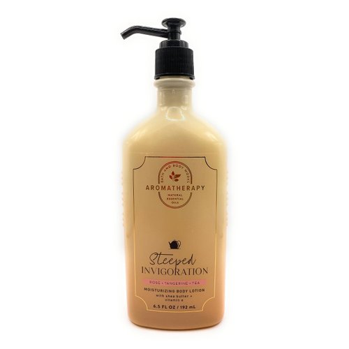 Bath & Body Works Aromatherapy Steeped Invigoration Rose Tangerine Tea Moisturizing Body Lotion, 6.5 Ounce
