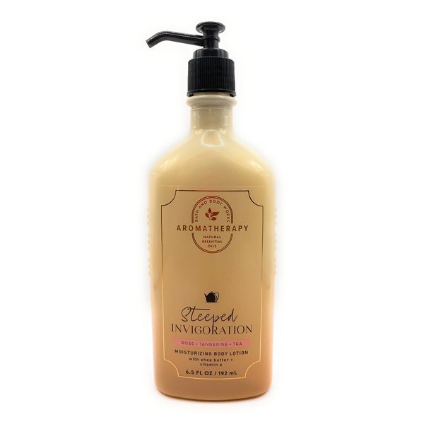Bath & Body Works Aromatherapy Steeped Invigoration Rose Tangerine Tea Moisturizing Body Lotion, 6.5 Ounce