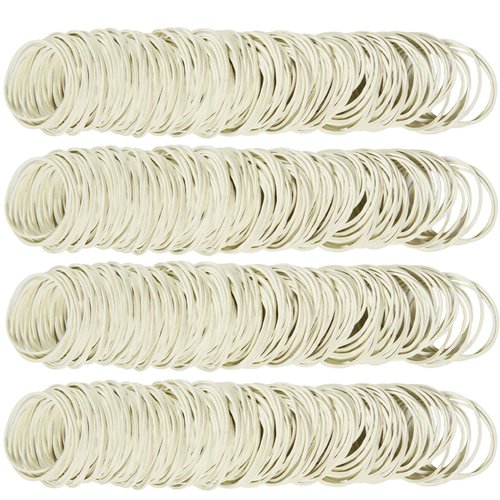 AMUU Rubber Bands size16 white 500pcs #16 Small Rubber Band for office supplies Money School Home Elastic Band 38mm Rubber Bands