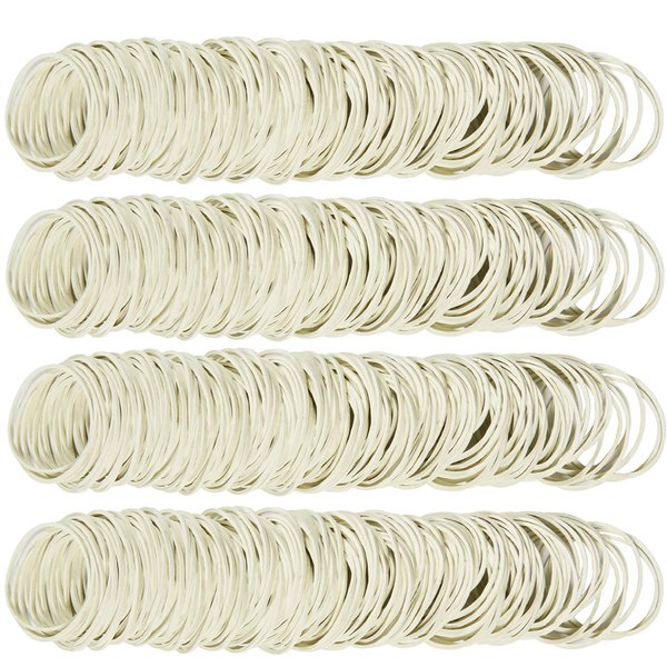 AMUU Rubber Bands size16 white 500pcs #16 Small Rubber Band for office supplies Money School Home Elastic Band 38mm Rubber Bands