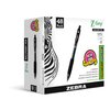 Zebra Pen Z-Grip Retractable Ballpoint Pen, Medium Point, 1.0mm, Black Ink, - 48 Pieces, Model Number: 22148